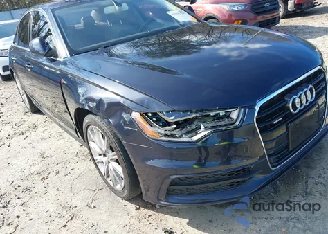 2014 Audi A6 3.0T Premium Plus из США, поврежденный, VIN WAUHGAFC9EN094523